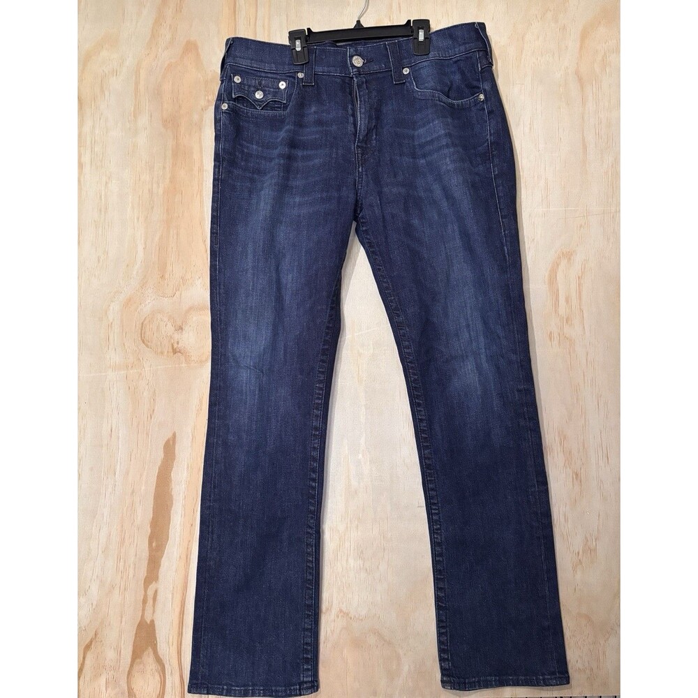 True Religion Ricky Mens Jeans Size 36 Blue NWOT